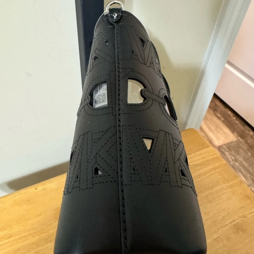 Michael Kors Black Cut Out Tote Bag